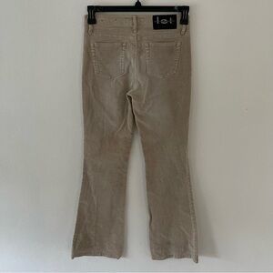 L.E.I Y2K Tan Beige Corduroy Bootcut size 7 junior washed not worn